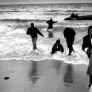 Go No Go, The Borders of Europe 1998-2002. Punta Paloma, Spain 2001. Immigrants unloaded by Moroccan traffickers on the beach. © Ad Van Denderen / Agence Vu'